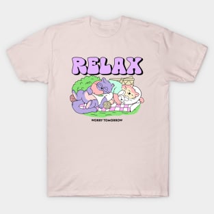 Relax Lazy Cats Nap T-Shirt